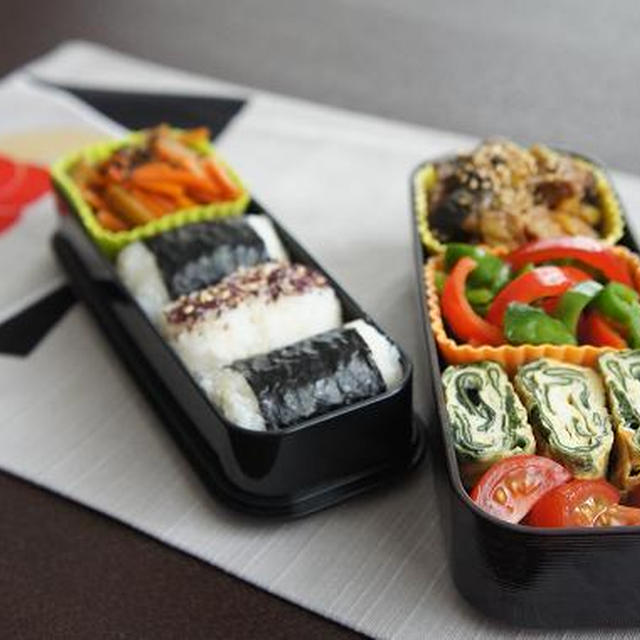 お弁当×オリーブオイルとめんつゆのナムル
