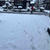 雪とお餅つき