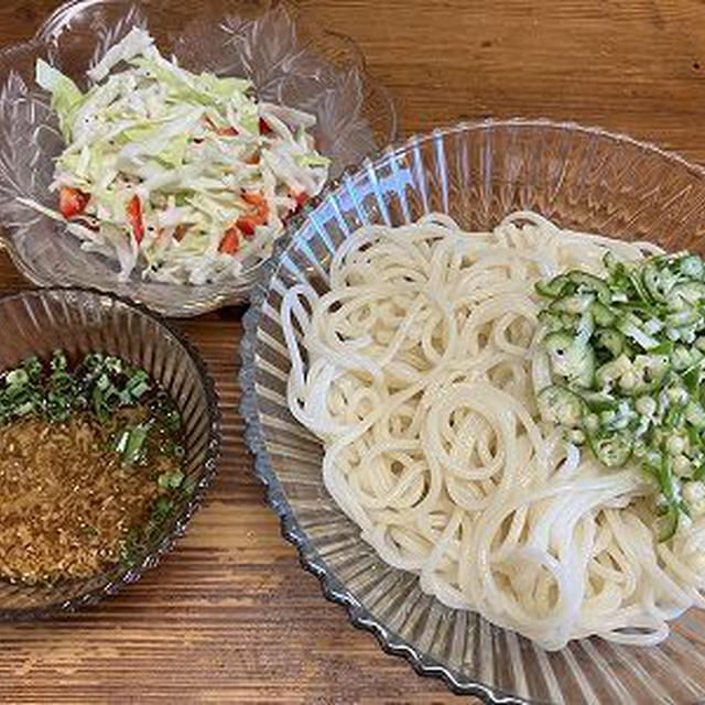 オクラそうめん