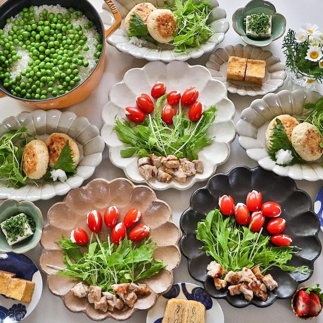 花は花でも食べられる花の方が断然うれしい＊母の日の花束サラダ ～子供服PR～