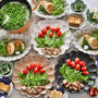 花は花でも食べられる花の方が断然うれしい＊母の日の花束サラダ ～子供服PR～