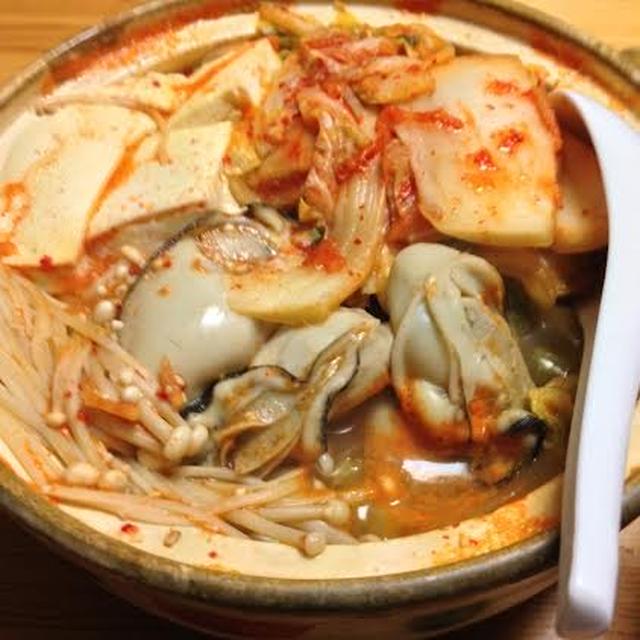 牡蠣キムチのダイエット鍋　