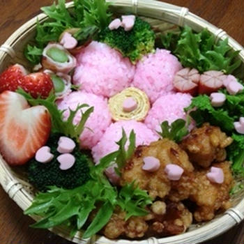 お花見弁当を作ろう