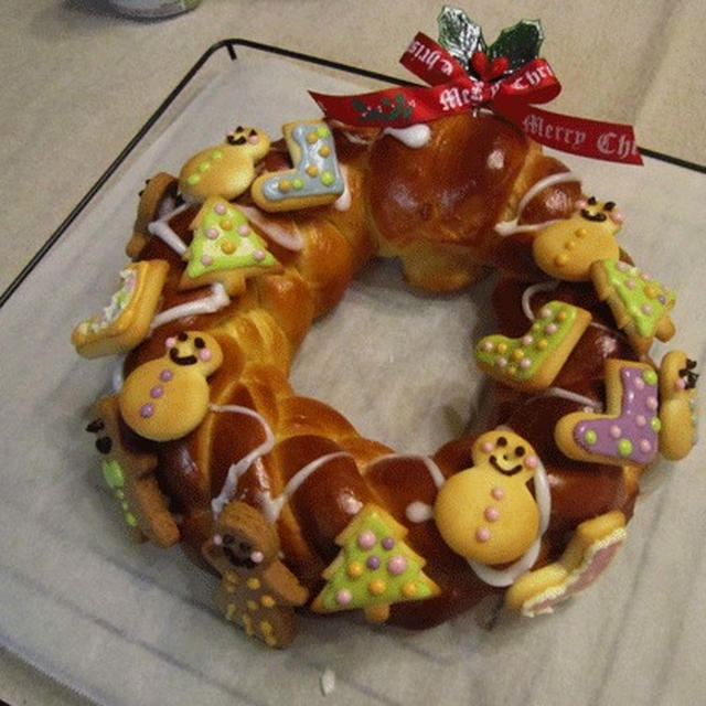 12日のおうち*Bakery　～クリスマスリースぱん～