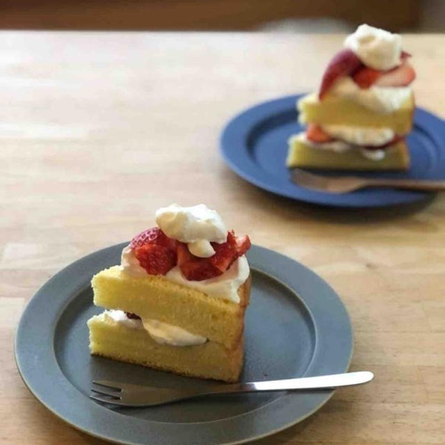 米粉で作るいちごショートケーキ