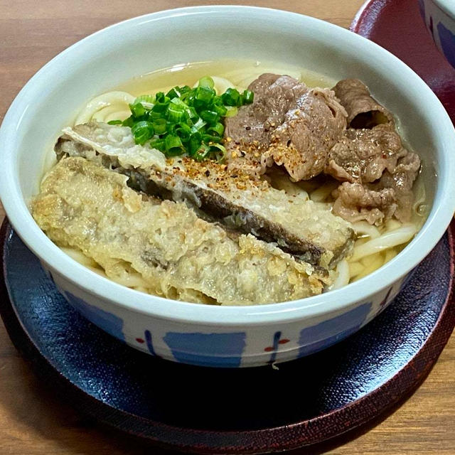 ごぼ天うどん♪