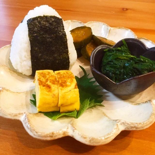 ★朝ごはん★おにぎりワンプレートごはん