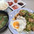 回鍋肉と目玉焼き