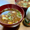 疲れた時は、何故か赤出しのお味噌汁が欲しくなります！
