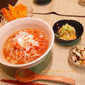 夕ご飯に味噌ラーメン♡