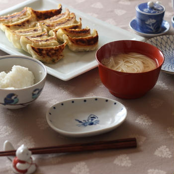 餃子ごはん