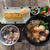 まごわやさしい鶏団子となめこ鍋定食