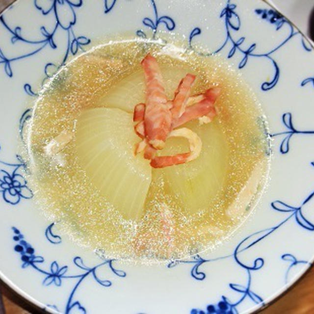 玉ねぎのベーコン煮