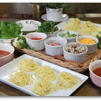 つけスパゲティde手巻き風に♪