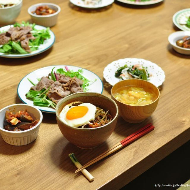 お肉はちょっぴりお野菜メインの晩ごはんと、すぅの買い物