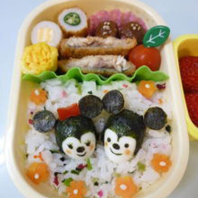 4月20日　うずら卵でミキミニ弁当