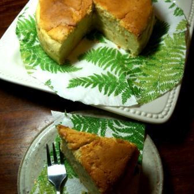 ９月その１７　バナナのしっとりチーズケーキ