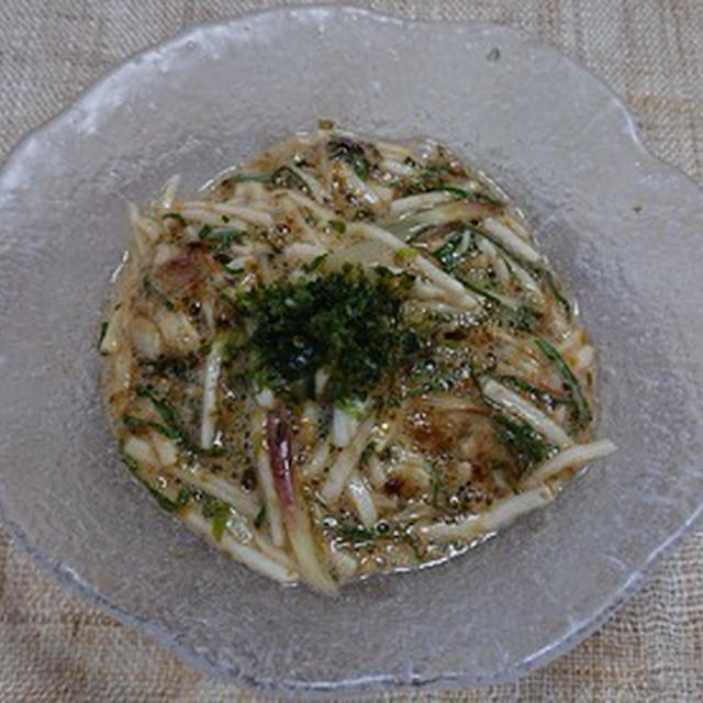 長芋と香味野菜の海苔風味和え