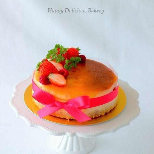 しっとり濃厚ベイクドチーズケーキ♪