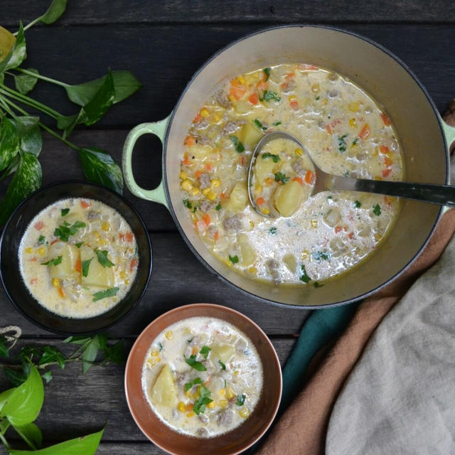 Sausage Potato Soup ソーセージポテトスープ