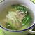 365日汁物レシピＮo.178「チンゲン菜のそぼろ中華スープ」