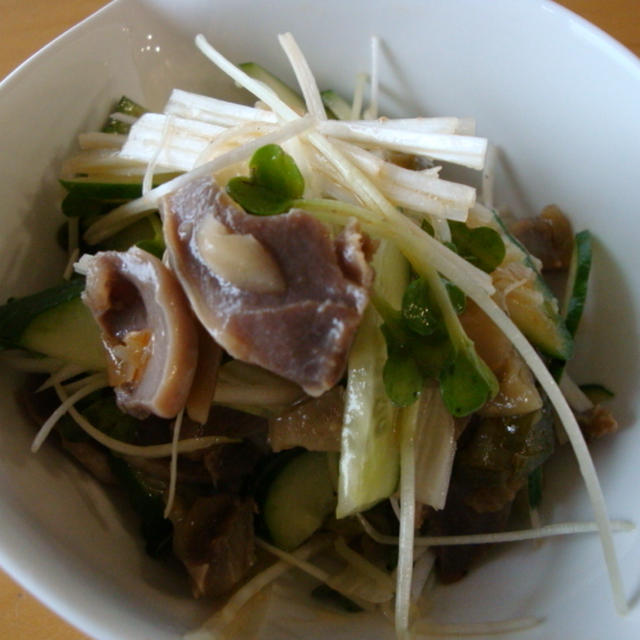 コリコリ砂肝サラダ