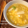 たっぷり白菜の中華風ふんわり卵スープ☆うどん入り