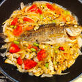 春のお魚イサキを丸ごと味わう！アクアパッツァ