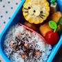 キャラ弁**もろこしライオン