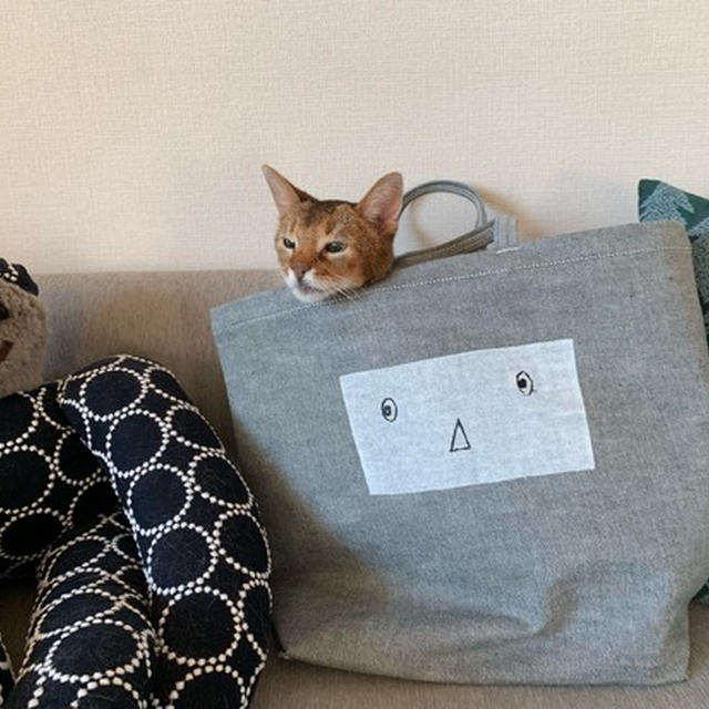 ミナペルホネンのトートバッグ「minä änim」