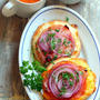 Ham and Cheese on Buttery Breadハムとチーズと赤玉のぐるぐるパン
