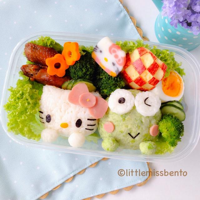 Hello Kitty and Keroppi Bento Workshop　キャラ弁教室「キテぃちゃんとけろっぴのキャラ弁」