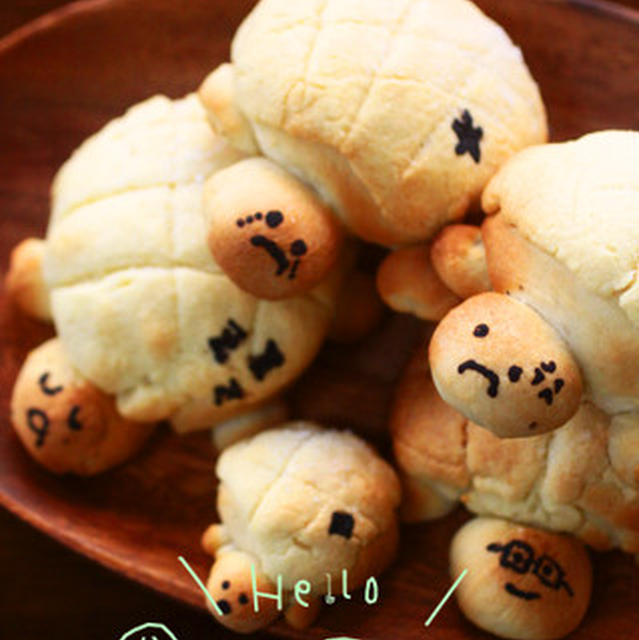 苺のカメロンパン。