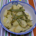 美味しい野菜料理の定番です！！大和芋とオクラのサブジ