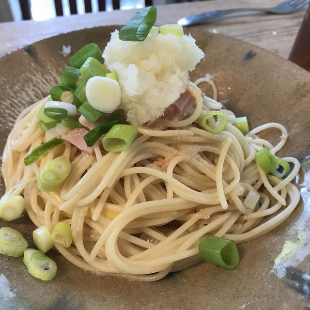 真夏の冷製パスタ