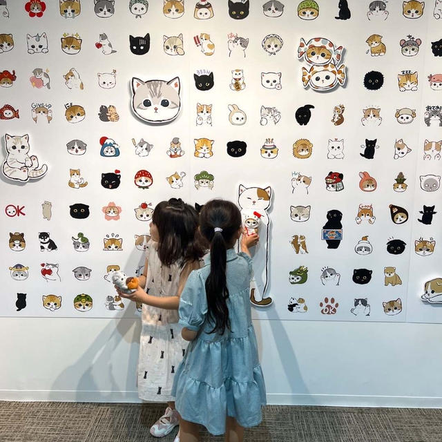【モフサンド展】グッズ購入品 シール交換