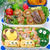 鮭マヨと枝豆のまぜご飯とくるくるちくわのマヨ照り焼き弁当♪