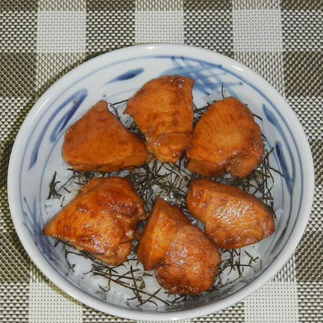 鶏胸肉のタレ丼