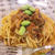 キノコのミートソーススパゲッティー