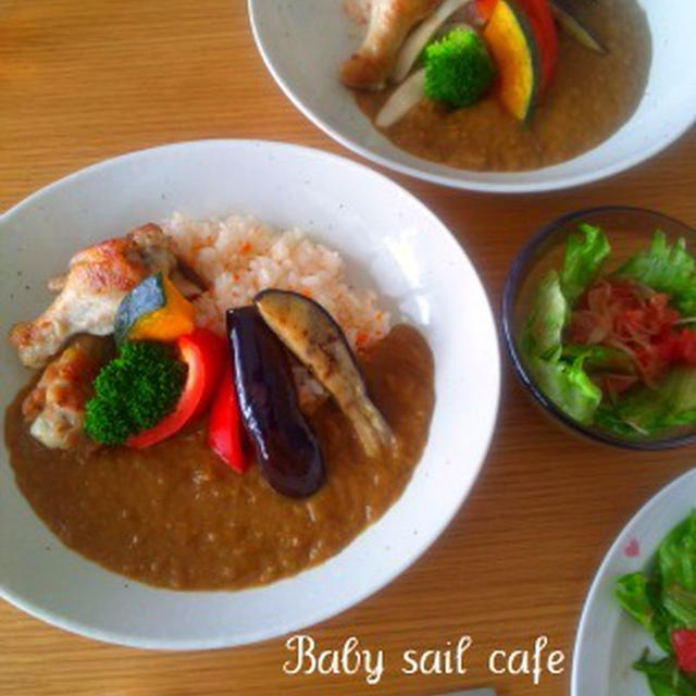 野菜たっぷり玉葱カレーでお呼ばれランチ