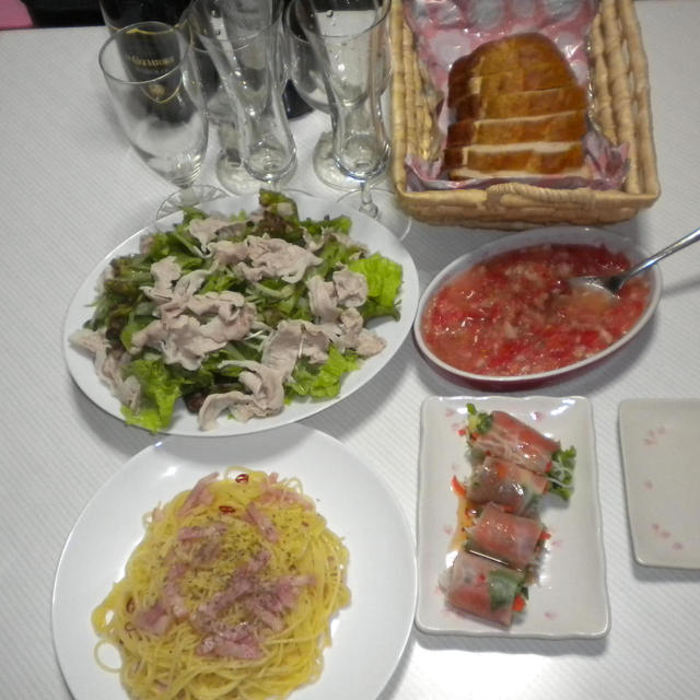 ママ！にこにこ母の日の手作り料理のプレゼント♪