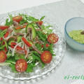 つくれぽ・お礼×２＆水菜のサラダ・アボカドディップ添え♪ by ei-recipeさん