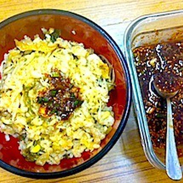 ◆大豆もやしとキムチの炊き込みご飯◆