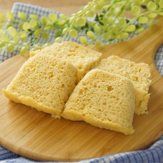 粉類なし！電子レンジDEおから蒸しパン