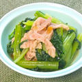 レンジで簡単〜あと一品のおつまみおかず！小松菜と豚肉の柚子胡椒和え。