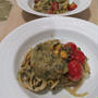 久しぶりのパスタは冷製アボカドペストソースで♡(=^・^=)♪