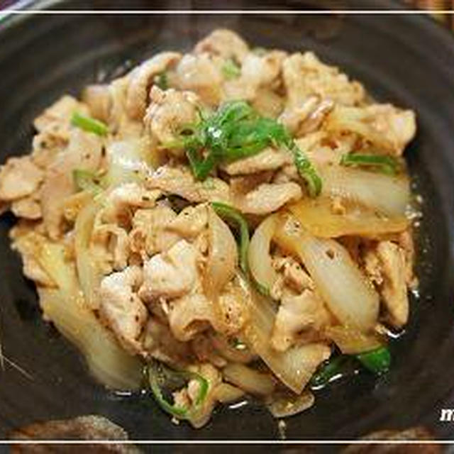 美味＆終生不顕老(＾＾)v「豚肉の棗（ナツメ）ソース炒め」