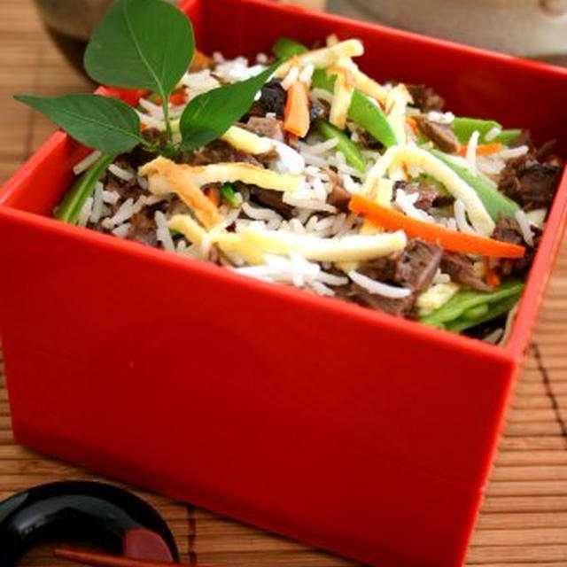 Beef Chirashi Sushiビーフ散らし寿司