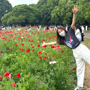 昭和記念公園にチューリップを見に行きました！！
