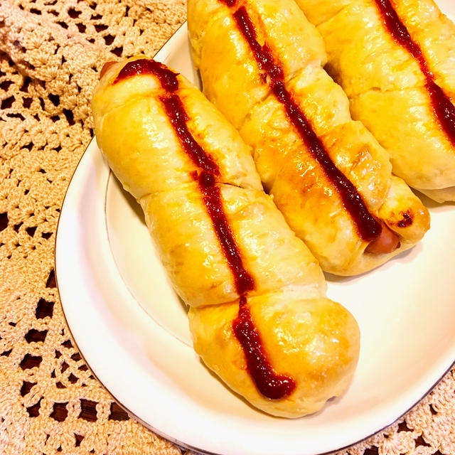 ごはんパンでウィンナーロール